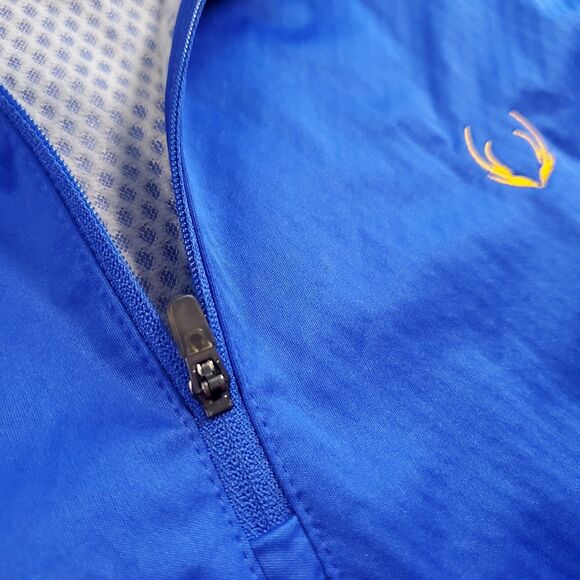 Antigua Windbreaker Golf Pullover Trainer Jacket 1/4 Zip Mens XL Blue Athletic - Picture 5 of 13
